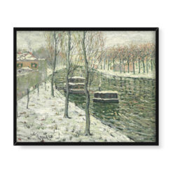 Ernest Lawson Łodzie mieszkalne 50×40