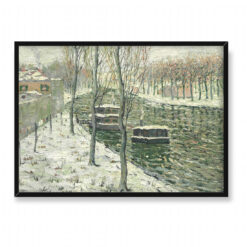 Ernest Lawson Łodzie mieszkalne 70×50