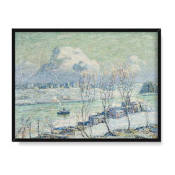 Ernest Lawson Rzeka Harlem 40×30