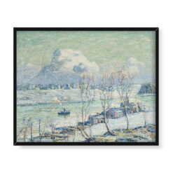 Ernest Lawson Rzeka Harlem 50×40