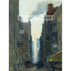 Ernest Lawson Scena uliczna w Nowym Jorku — produkt cyfrowy do pobrania