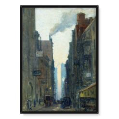 Ernest Lawson Scena uliczna w Nowym Jorku 50×70