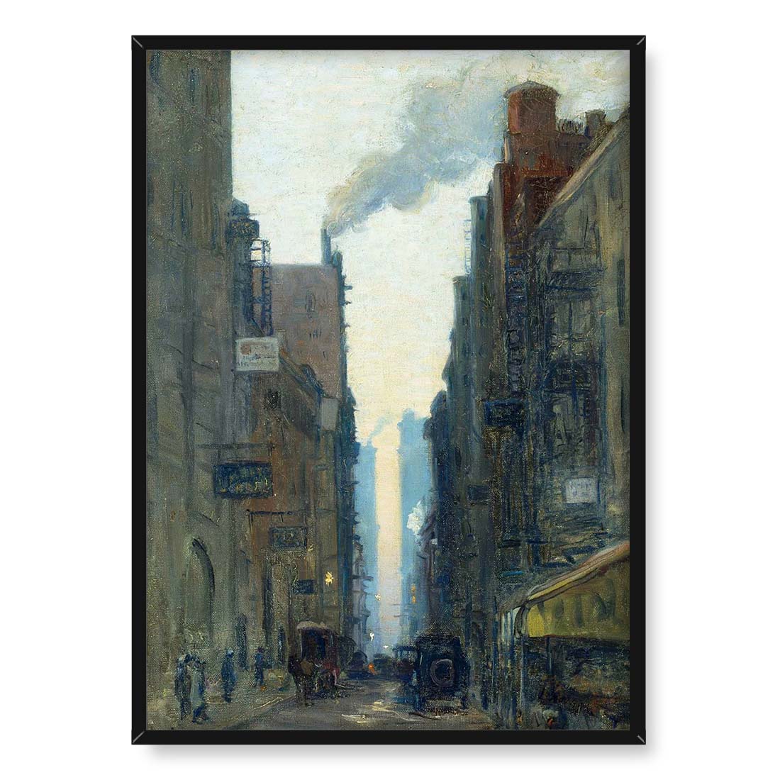 Ernest Lawson Scena uliczna w Nowym Jorku 50x70