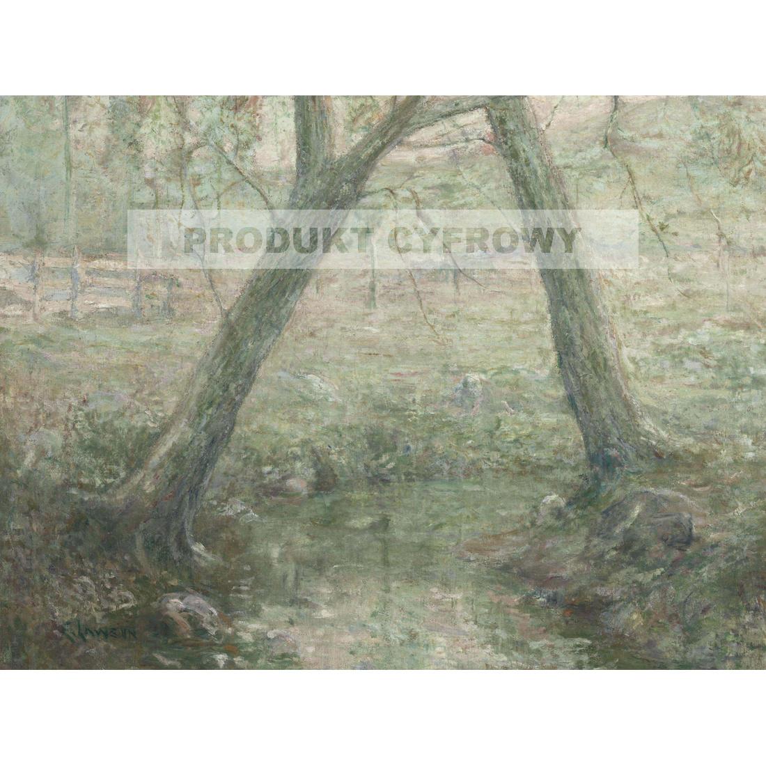 Ernest Lawson Skrzyżowane drzewa — produkt cyfrowy do pobrania