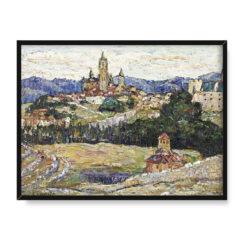 Ernest Lawson Widok Segowii 40×30