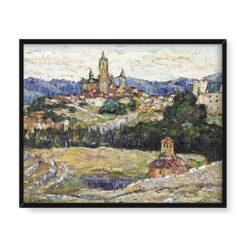 Ernest Lawson Widok Segowii 50×40