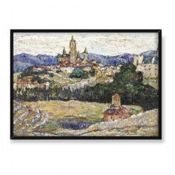Ernest Lawson Widok Segowii 70×50