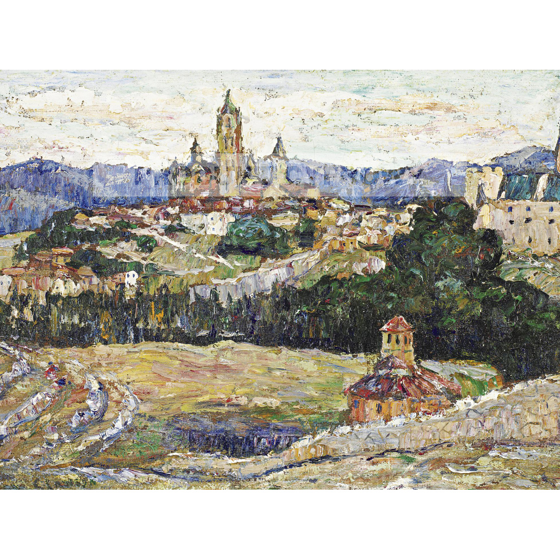 Ernest Lawson Widok Segowii — produkt cyfrowy do pobrania