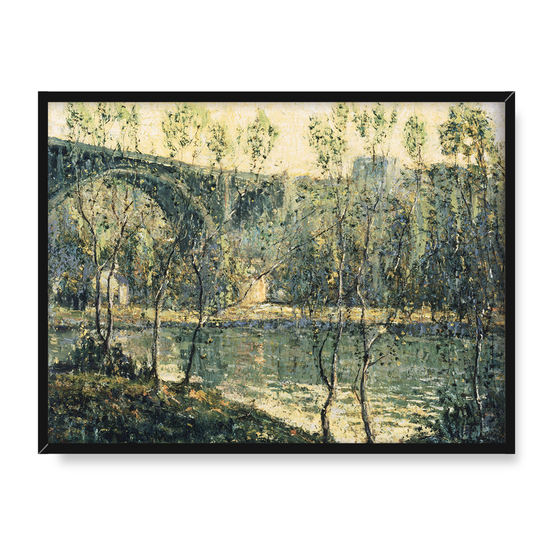 Ernest Lawson Wiosenny poranek 40x30 w RAMIE