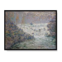 Ernest Lawson Wodospad Młyn Shorea Tennessee 40×30