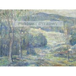 Ernest Lawson Zimowe wzgórza — produkt cyfrowy do pobrania