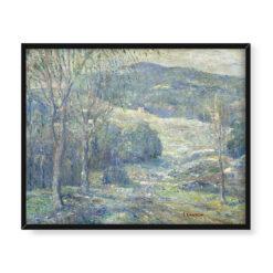 Ernest Lawson Zimowe wzgórza 50×40