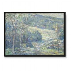 Ernest Lawson Zimowe wzgórza 70×50