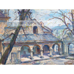 Erno Erb Dziedziniec Katedry Ormiańskiej we Lwowie — produkt cyfrowy do pobrania