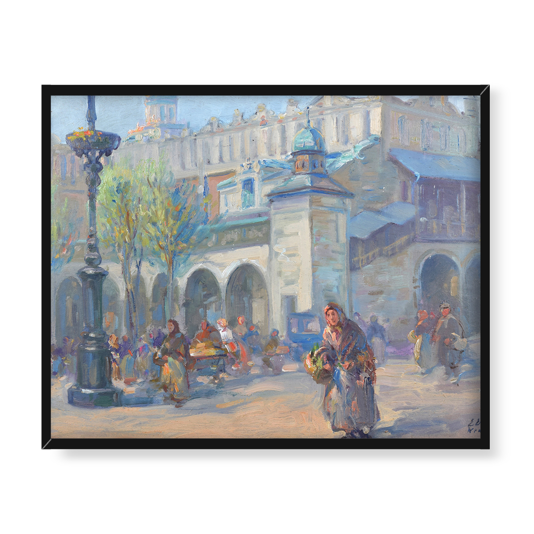 Erno Erb Na rynku w Krakowie 50x40