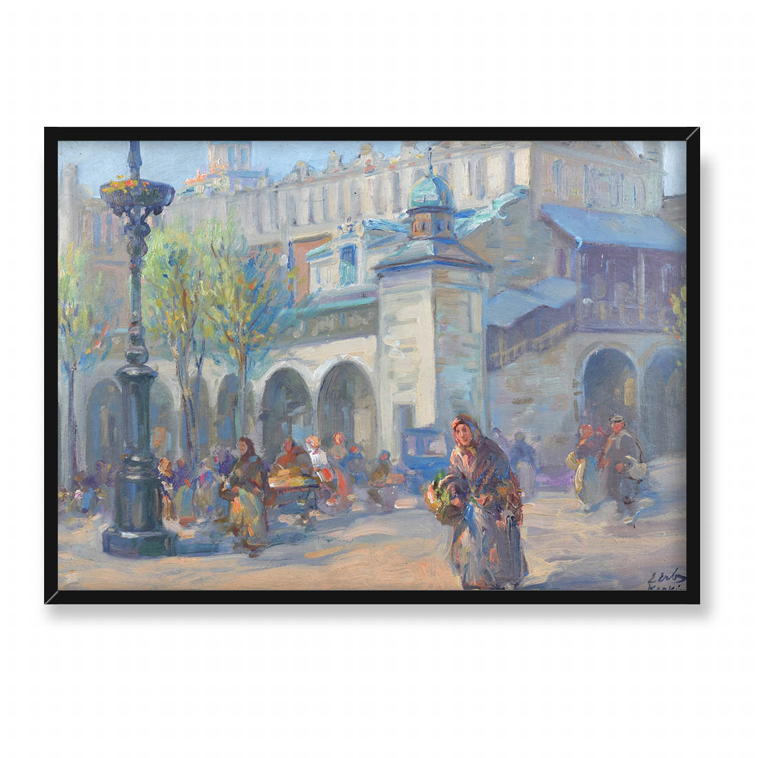 Erno Erb Na rynku w Krakowie 70x50