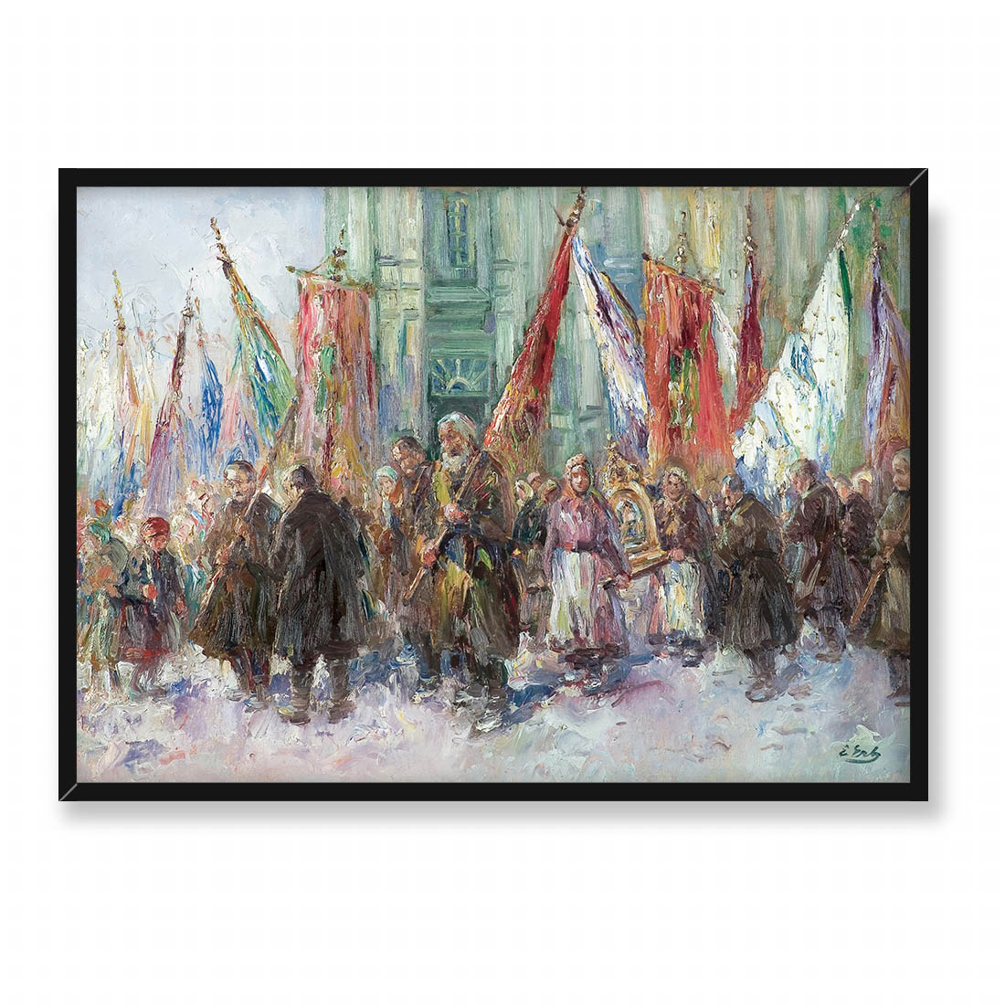 Erno Erb Procesja na Ofiarowanie Pańskie 70x50
