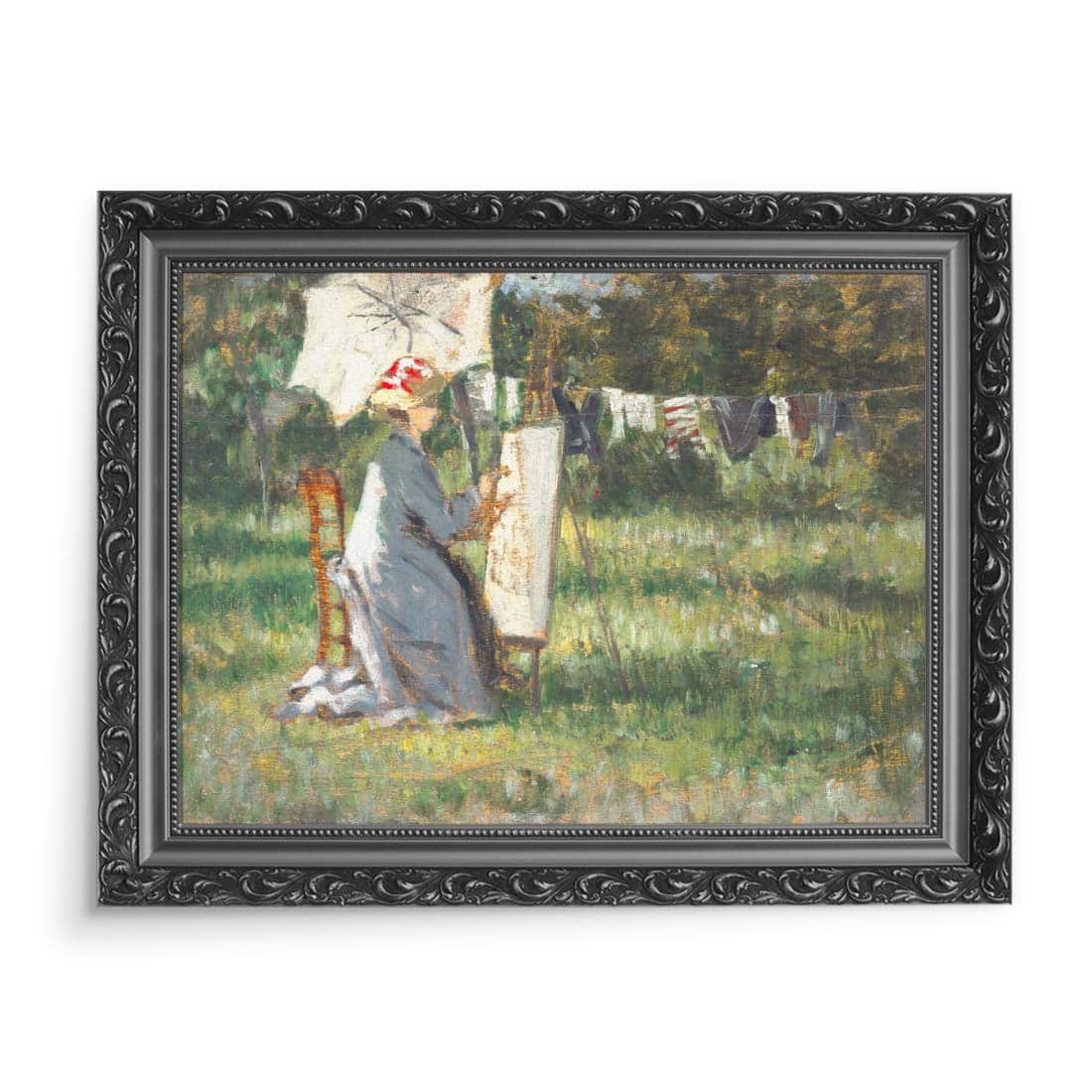 Eva Gonzales Malarka w ogrodzie 70x50