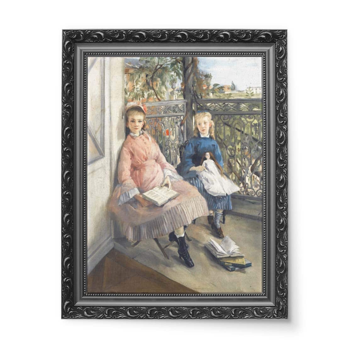 Eva Gonzales Okno wydruk na płótnie 50x70