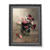 Eva Gonzales Wazon z różami wydruk na płótnie 50×70