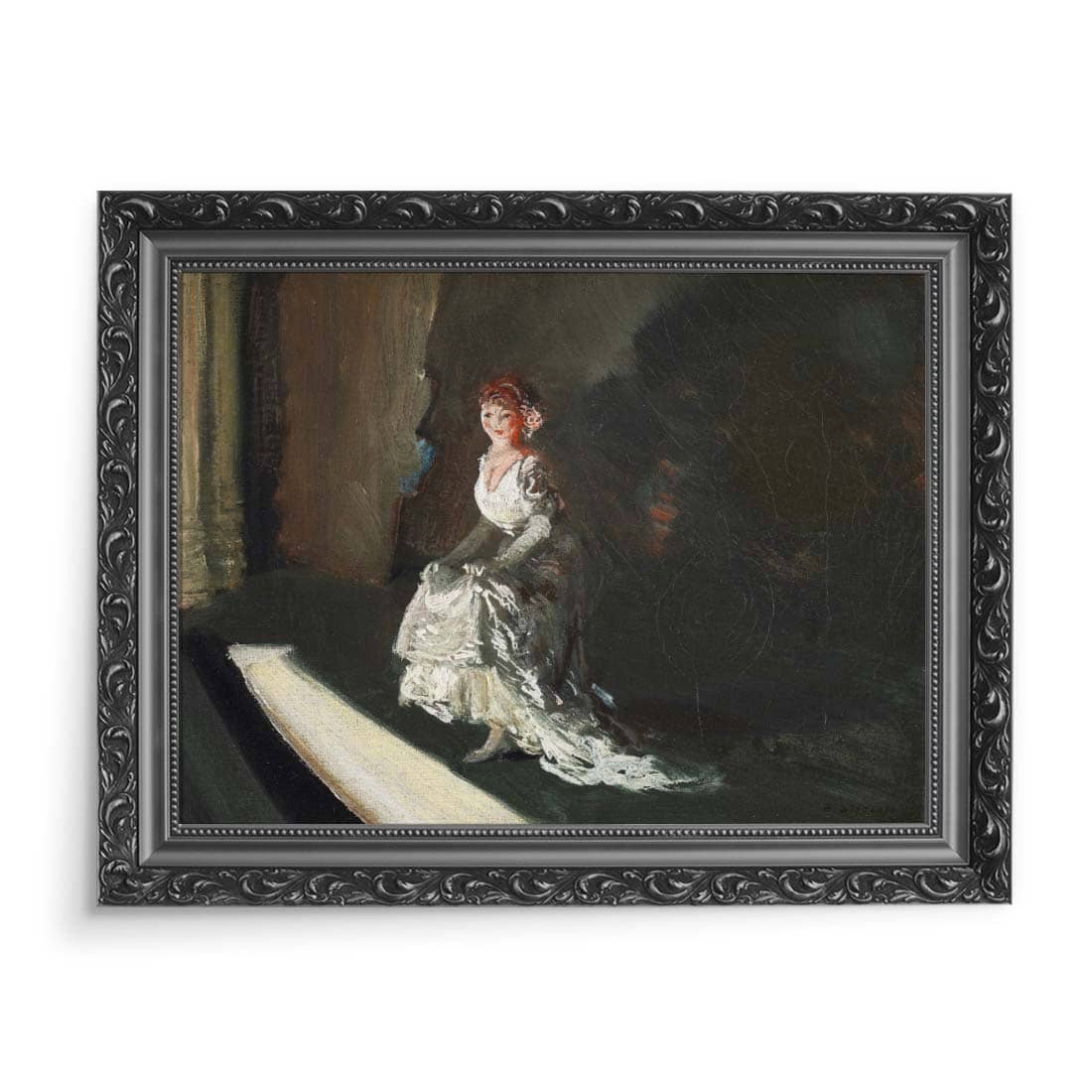 Everett Shinn Dziewczyna w bieli na scenie 70x50