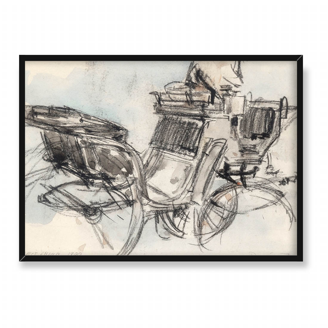 Everett Shinn Powóz 70x50