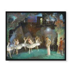 Everett Shinn Próba baletu 50×40