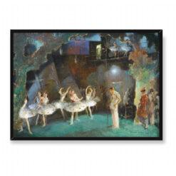 Everett Shinn Próba baletu 70×50