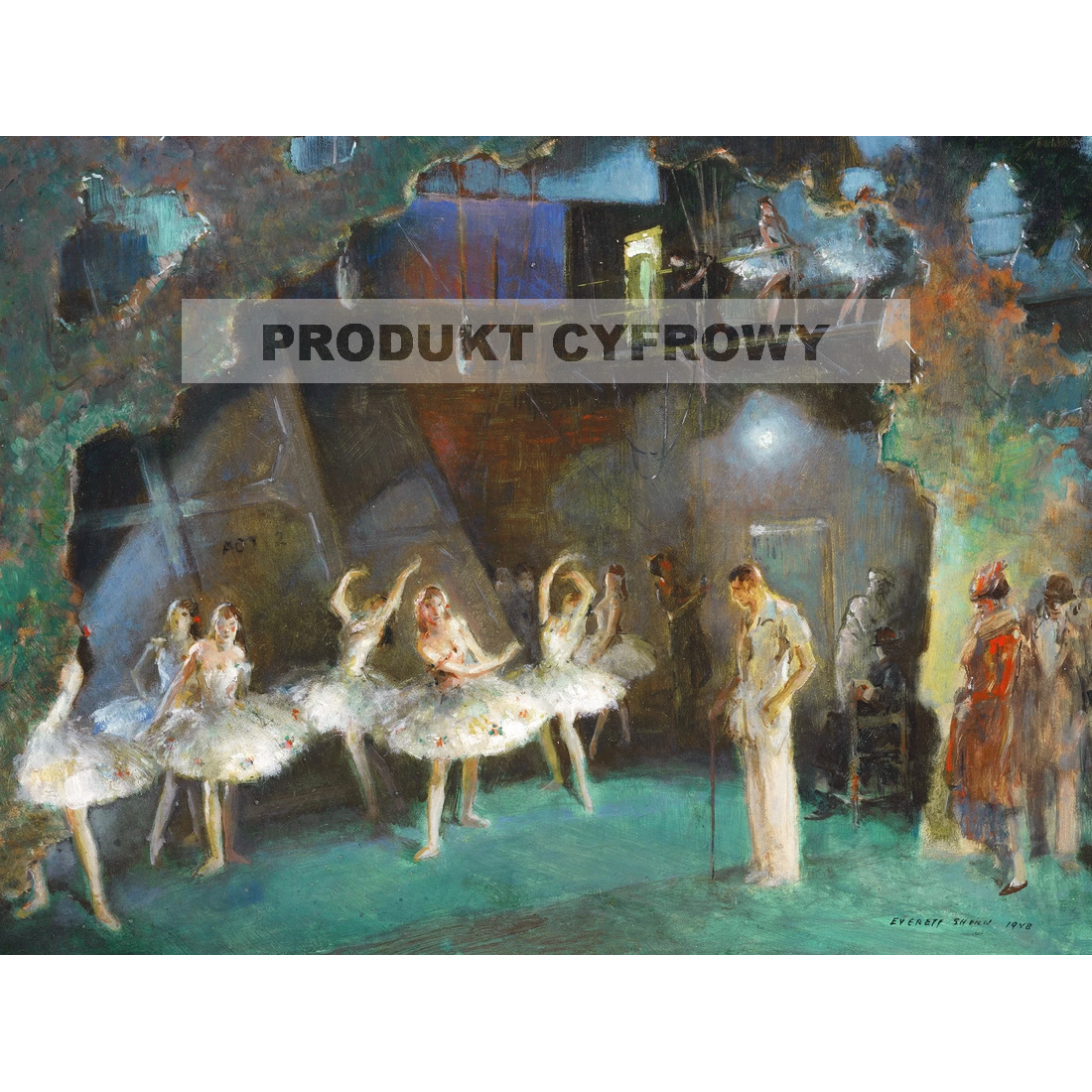 Everett Shinn Próba baletu — produkt cyfrowy do pobrania
