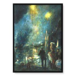 Everett Shinn Święto Bastylii 14 lipca Paryż 50×70