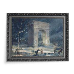 Everett Shinn Łuk Washington Square 70×50