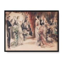 Everett Shinn Wieczorna elegancja 30×40