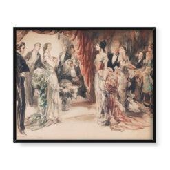 Everett Shinn Wieczorna elegancja 50×40
