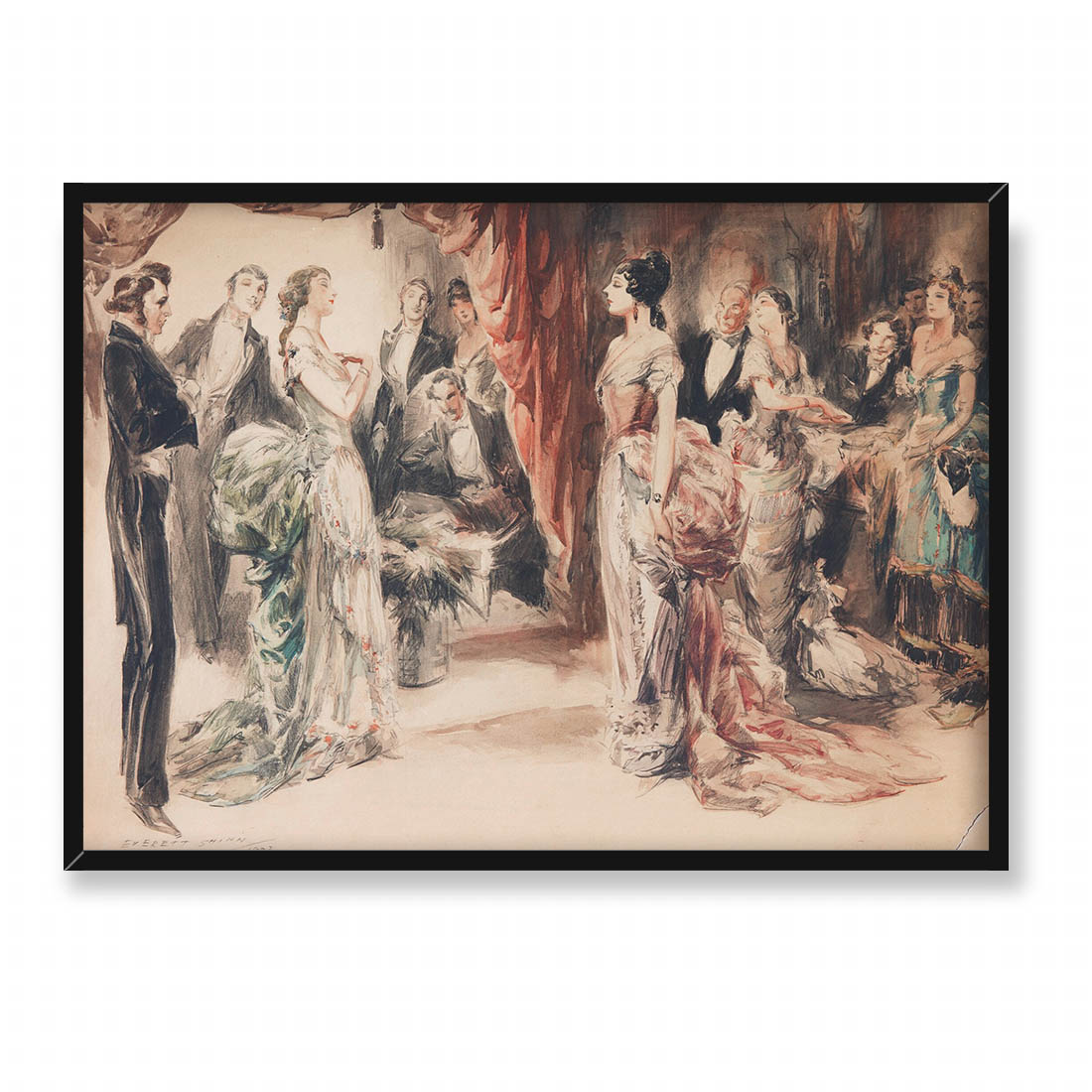 Everett Shinn Wieczorna elegancja 70x50