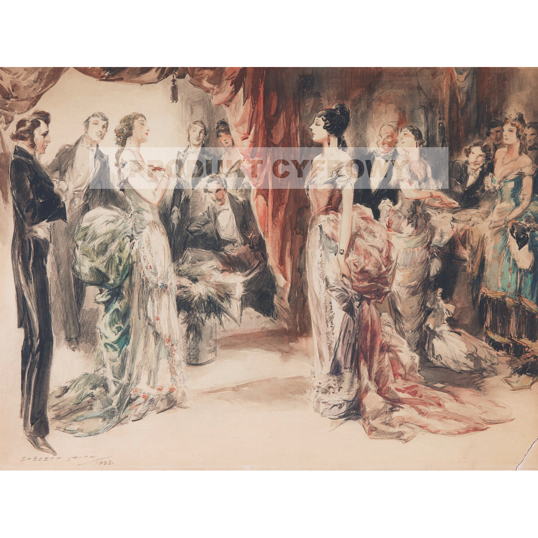 Everett Shinn Wieczorna elegancja — produkt cyfrowy do pobrania