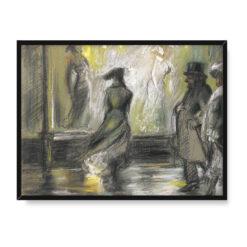 Everett Shinn Window Shopping 30×40