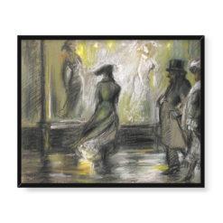 Everett Shinn Window Shopping 50×40