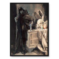 Everett Shinn Złoty lancet 50×70
