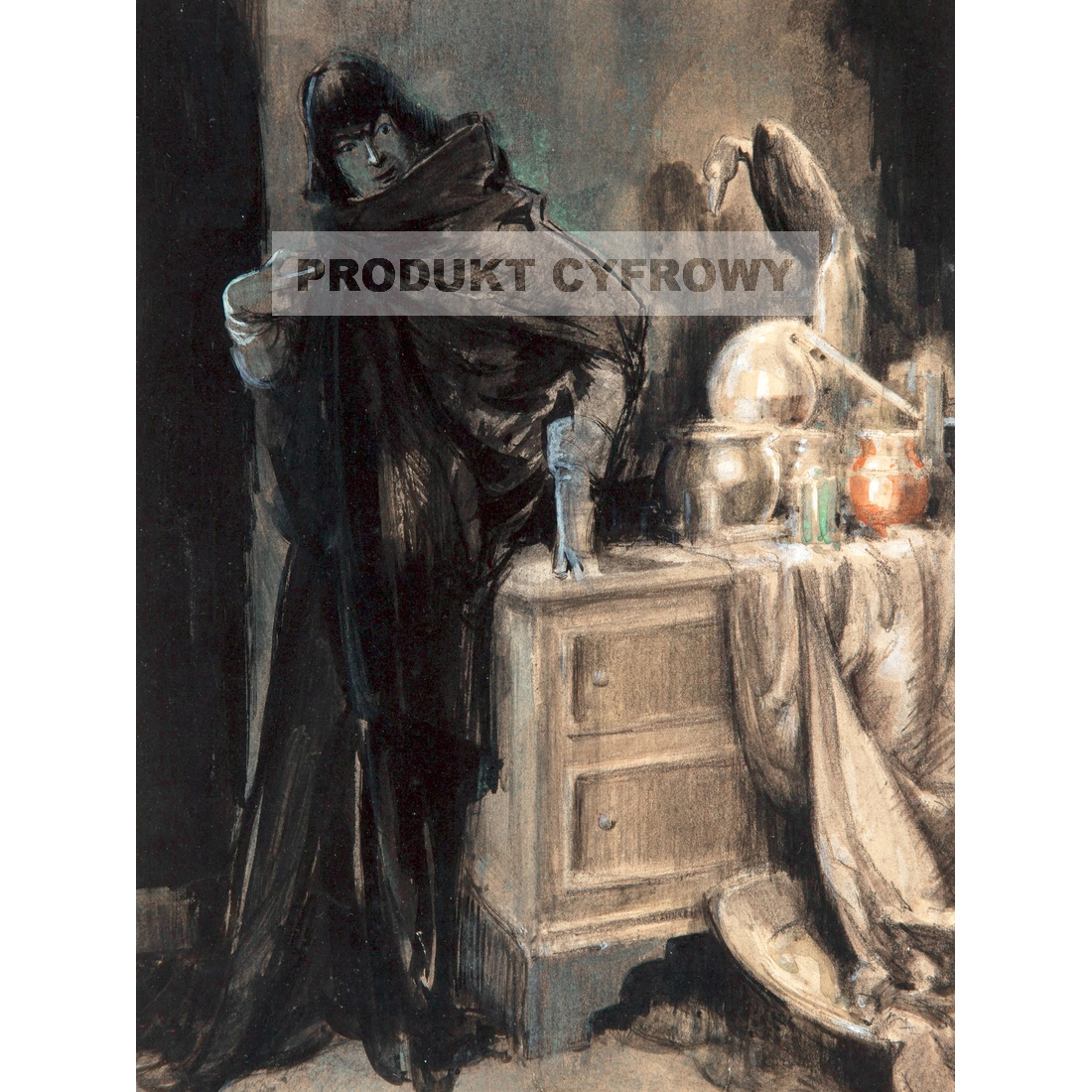 Everett Shinn Złoty lancet — produkt cyfrowy do pobrania