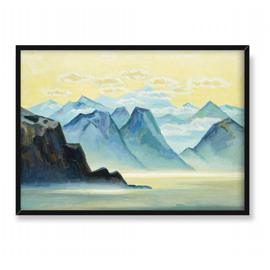 Ewald Dahlskog Fiord Lofotów 70x50