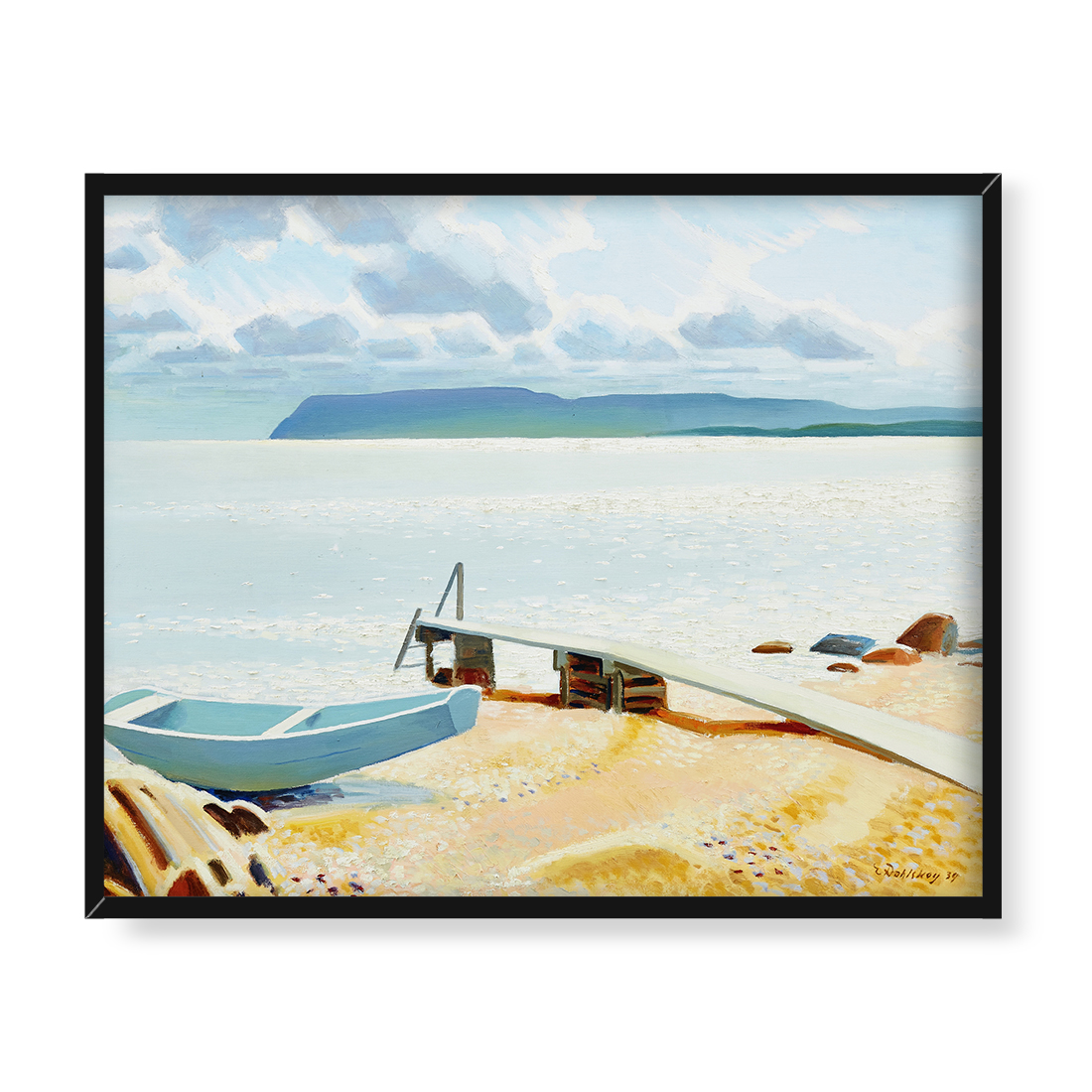 Ewald Dahlskog Letni dzień 50x40