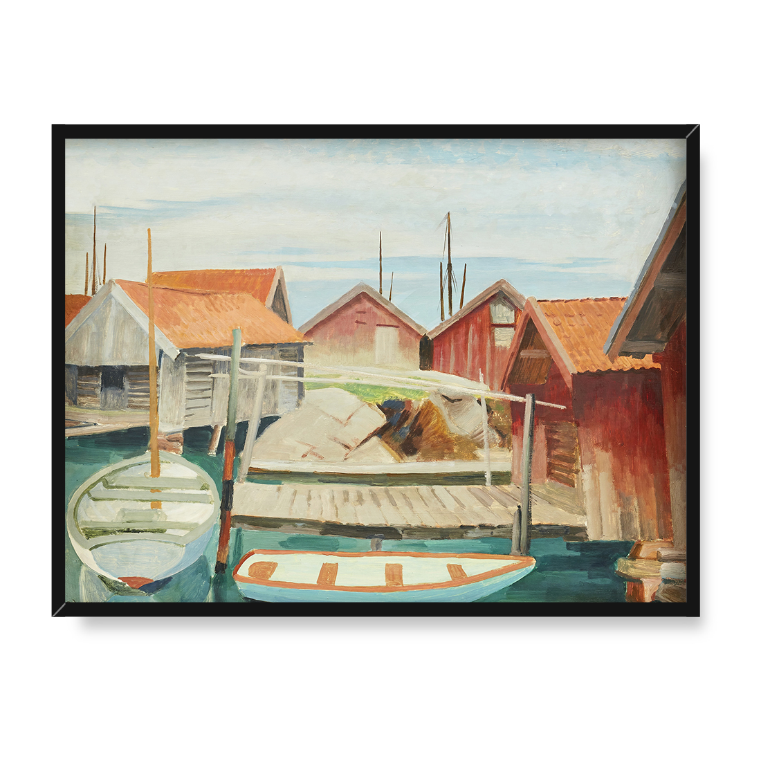 Ewald Dahlskog Niedzielny odpoczynek 30x40 w RAMIE