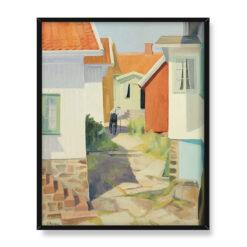 Ewald Dahlskog W osadzie rybackiej 40×50