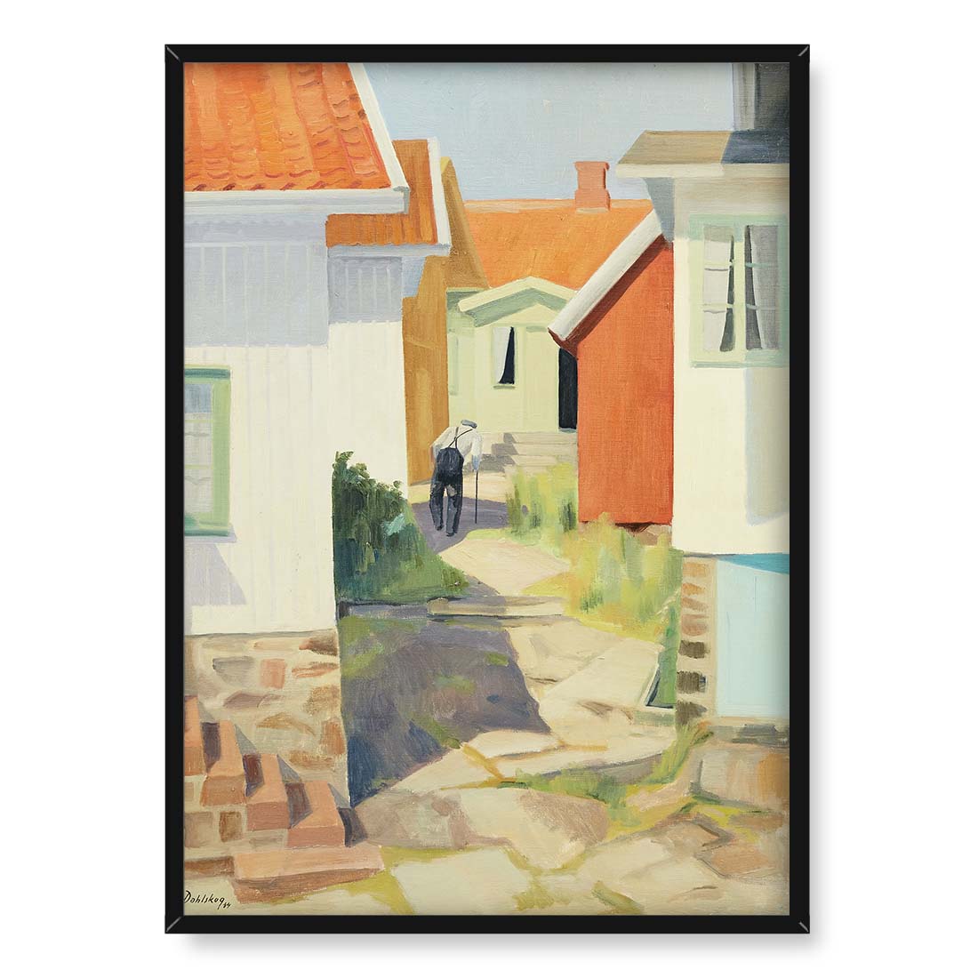 Ewald Dahlskog W osadzie rybackiej 50x70