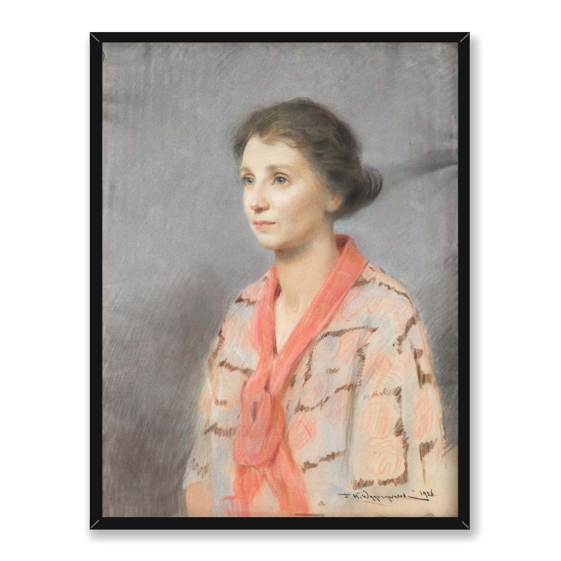 Feliks Michał Wygrzywalski Portret kobiety 30x40