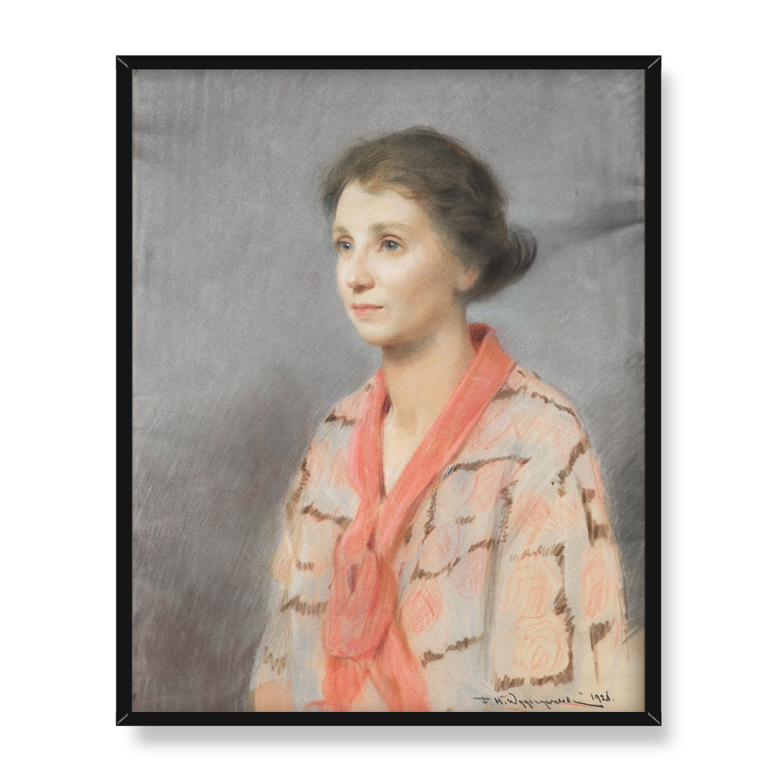 Feliks Michał Wygrzywalski Portret kobiety 40x50