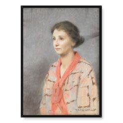 Feliks Michał Wygrzywalski Portret kobiety 50×70