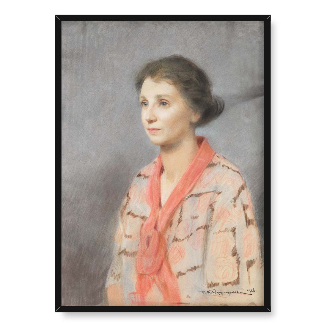 Feliks Michał Wygrzywalski Portret kobiety 50x70