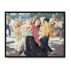 Feliks Michał Wygrzywalski Taniec w słońcu Południa 30×40