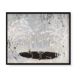 Ferdynand Ruszczyc Bajka zimowa 50×40